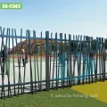 Recinzione in alluminio tubolare rivestito in polvere per giardino